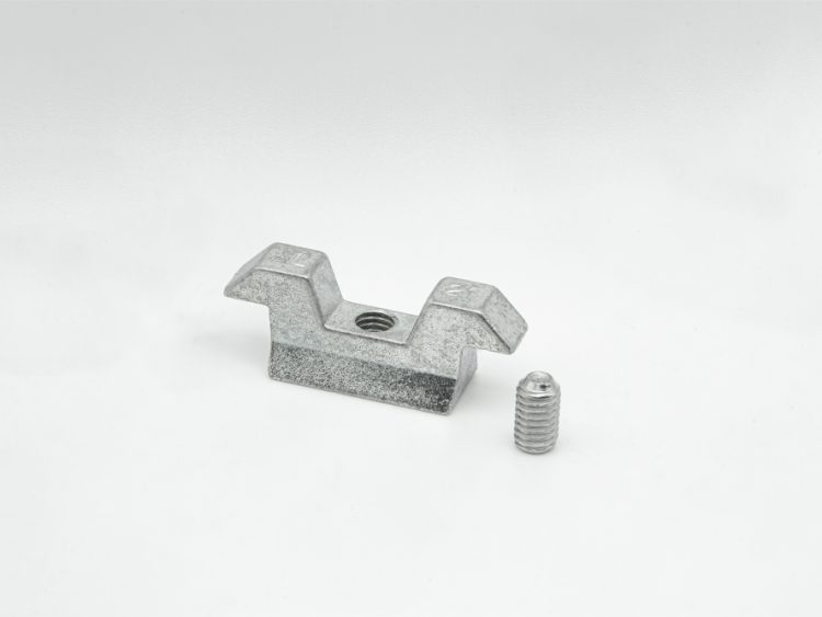 Contracierre vertical embutido para puertas y ventanas correderas de aluminio. Serie Aluprón-21/640. RAN (6 UNIDADES)