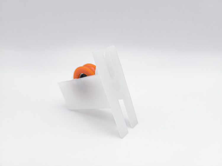 Rodamiento con carcasa de nylon para puertas y ventanas correderas. Serie 1.000 nylon. RAN (8 UNIDADES)