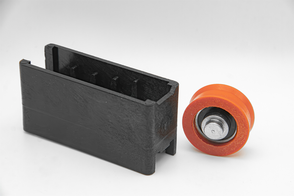 Rodamiento con carcasa de nylon para puertas y ventanas correderas. Tecnología avanzada. RAN. Serie 800 nylon (8 UNIDADES)