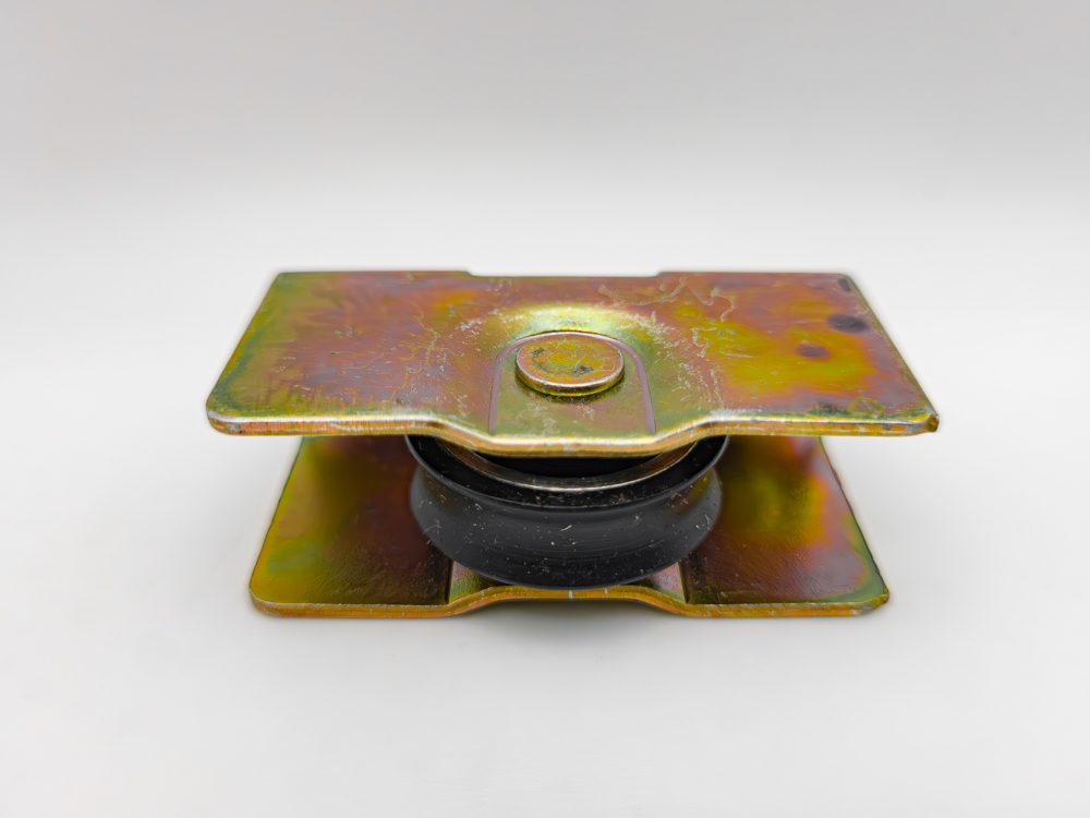 Rodamiento con carcasa de acero para puertas y ventanas correderas. Diseñado para resistir altas cargas. RAN Serie Giralda chapa fija (6 UNIDADES) - Imagen 5