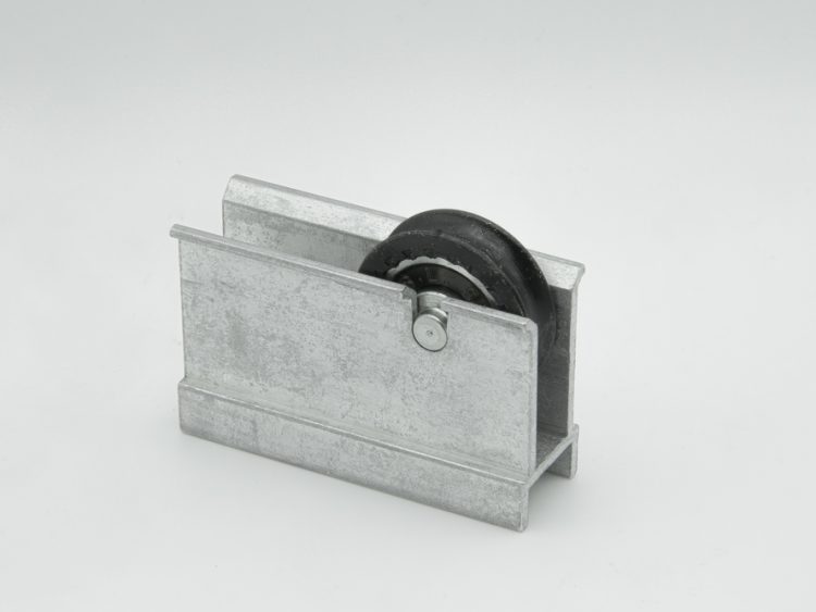 Rodamiento con carcasa de aluminio para puertas y ventanas correderas. RAN Serie 200/ 300 / C72 aluminio fija (4 UNIDADES)