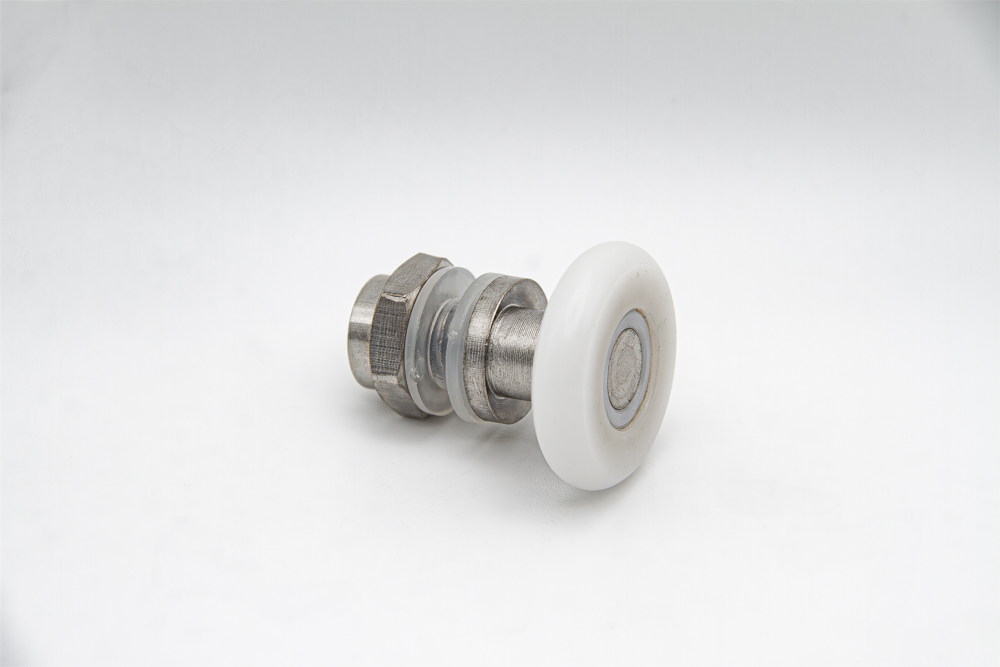 Rodamiento excéntrico regulable para mampara de ducha con puerta corredera de cristal. M8, diámetro 25 mm. RAN (2 unidades) - Imagen 4