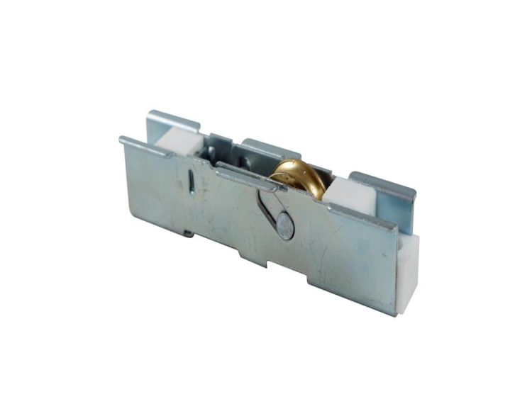 Rodamiento regulable con carcasa de acero para puertas y ventanas correderas de PVC de canal 16 europeo. RAN (4 UNIDADES)