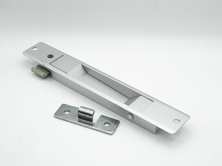 Cierre embutido acción frontal ancho plata, incluye contracierre. RAN (2 UNIDADES)