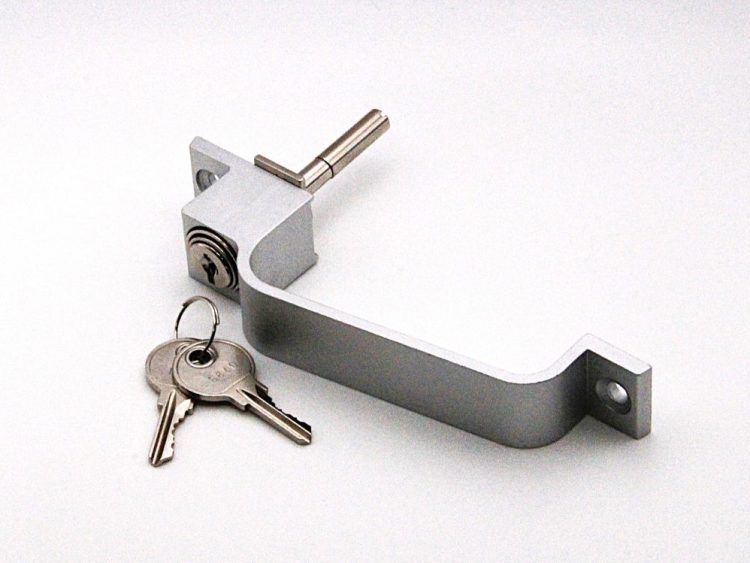 Cierre central asa con bombillo y llave plata (1 UNIDAD)