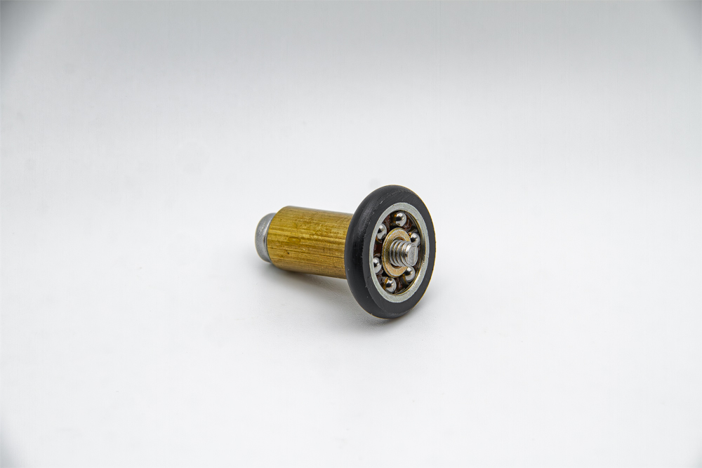 Rueda para mampara frontal con rodamiento de bolas y prolongador de 17 mm. Eje roscado M4, diámetro 20 mm. RAN (4 unidades) - Imagen 5