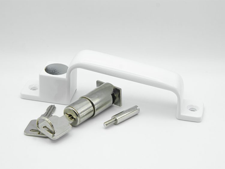 Cierre central asa con bombillo y llave blanco. RAN (1 UNIDAD)