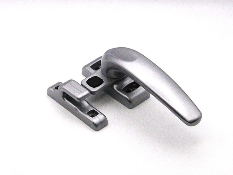 Cierre de presión con pala plana. Apertura derecha, color plata. RAN (1 UNIDAD)