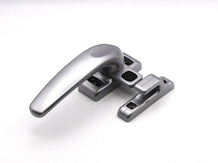 Cierre de presión con pala plana. Apertura izquierda, color plata. RAN (1 UNIDAD)