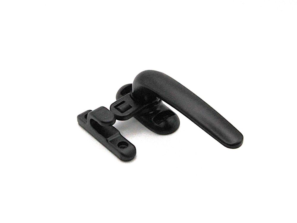 Cierre de presión ECO con pala plana, derecha, color negro. RAN ( 1 UNIDAD )