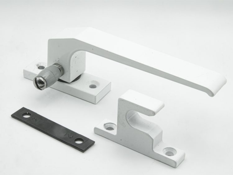 Cierre de presión con rodillo de nylon para apertura derecha en color blanco - RAN (1 UNIDAD)