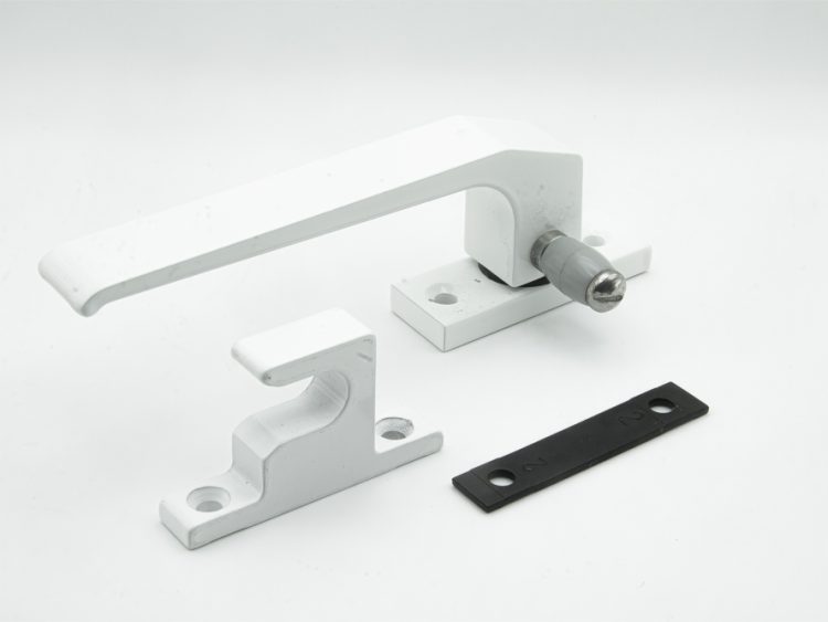 Cierre de presión con rodillo de nylon para apertura izquierda en color blanco - RAN (1 UNIDAD)