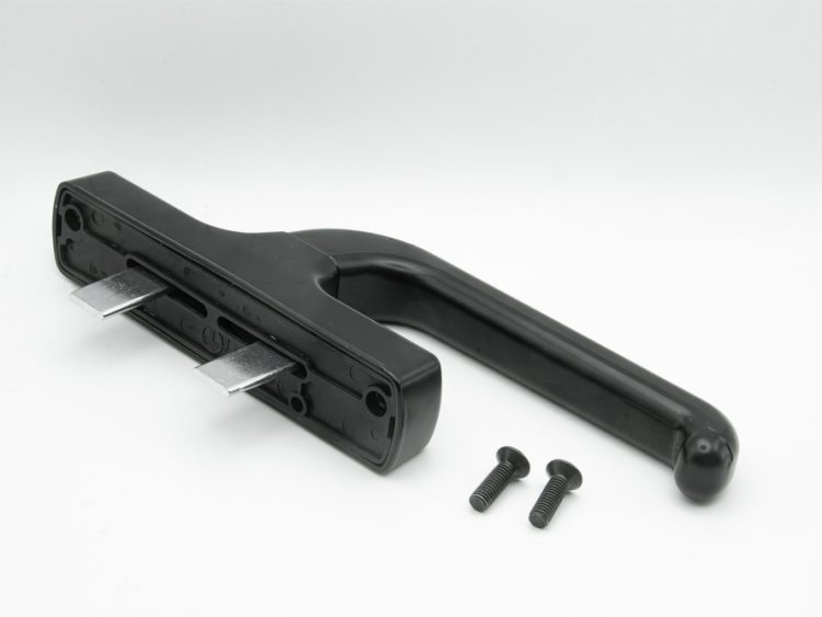 Cremona de accionamiento lateral. Modelo Celeste, color negro. RAN (1 UNIDAD)