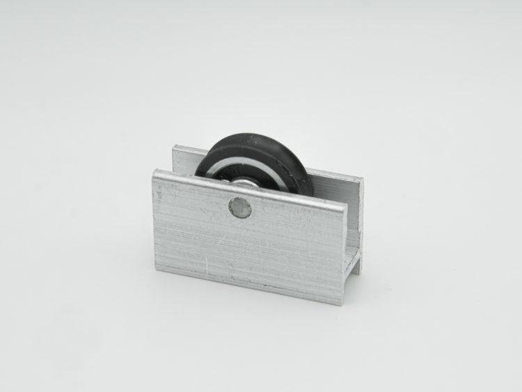 Rodamientos con carcasa de aluminio para puertas y ventanas correderas. RAN SERIE ALUMINIO 1A, SERIE 600 (4 UNIDADES)