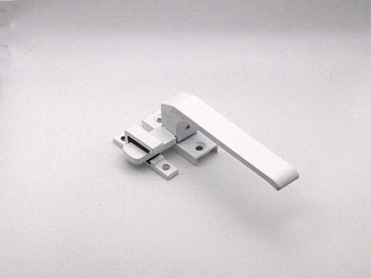 Cierre de presión con pala plana, modelo antiguo. Apertura derecha, color blanco. RAN (1 UNIDAD)