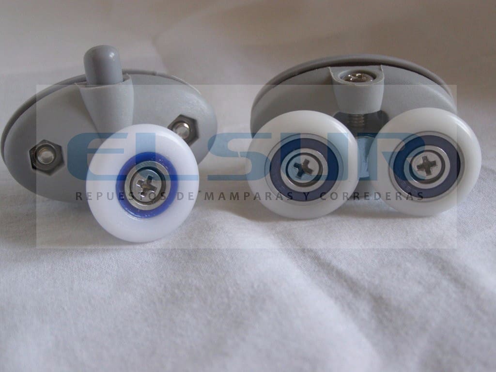 Juego pinza nylon doble rodamiento 25 mm