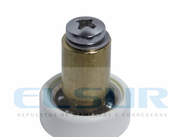 Pista lisa 19mm casquillo 12mm y tornillo 4×20 inox