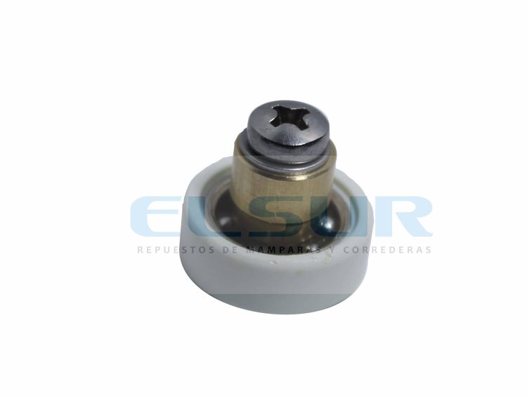 Pista lisa 19mm casquillo 6mm y tornillo 4×12 inox