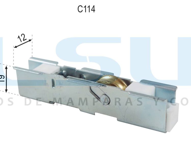 Rodamientos para puertas y ventanas de PVC