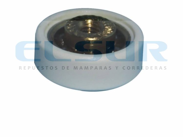 Rodamiento pista lisa 19 mm bolas grosor 6