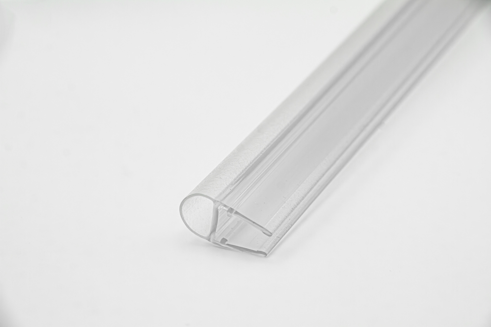 Perfil de burbuja para mamparas de vidrio. Caja de 6/8 mm (2 m). RAN