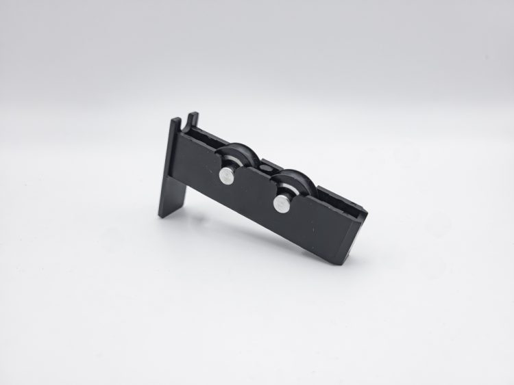 Rodamiento doble con carcasa de nylon para vitrinas – Diseño resistente y duradero. RAN (4 UNIDADES)