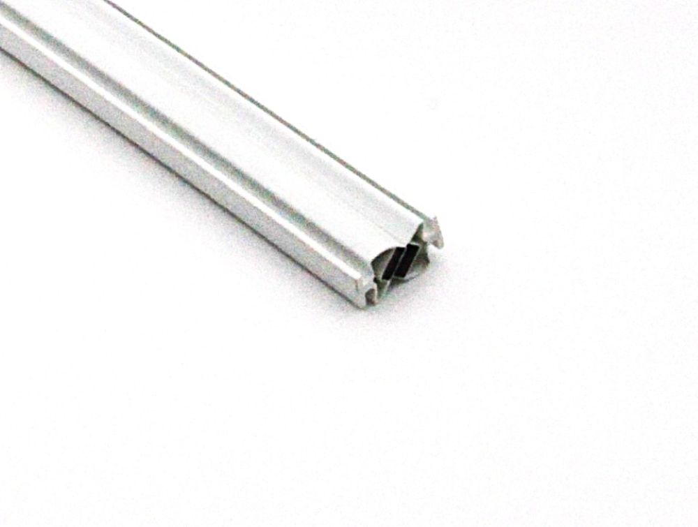 Juego de perfiles de goma magnéticos para mamparas con marco de aluminio con cierre semicircular. Pestaña de 8 mm (2 tiras de 2 metros). RAN